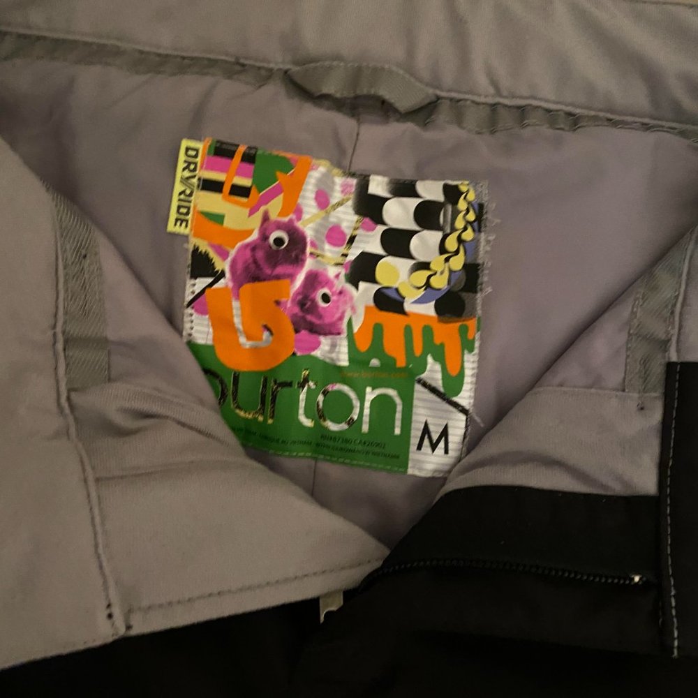 Burton Ski Snow Snowboarding Pants Black Medium